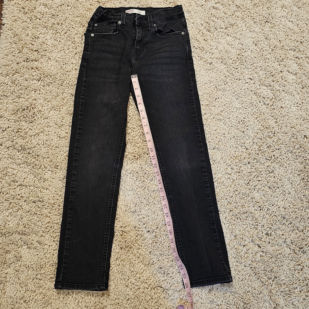 Boys LEVIs Black Slim Cut Jeans